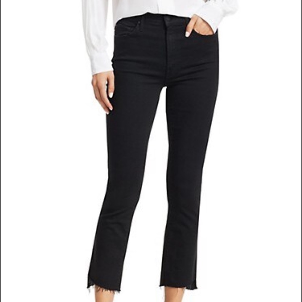 NWT Mother Insider High-Rise Crop Jeans